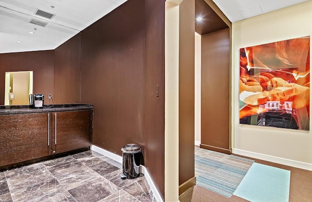 550 Okeechobee Blvd Unit Uph-15, West Palm Beach, FL 33401 - bar area with baseboards and recessed lighting