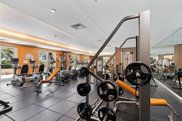 550 Okeechobee Blvd Unit Uph-15, West Palm Beach, FL 33401 - workout area with recessed lighting