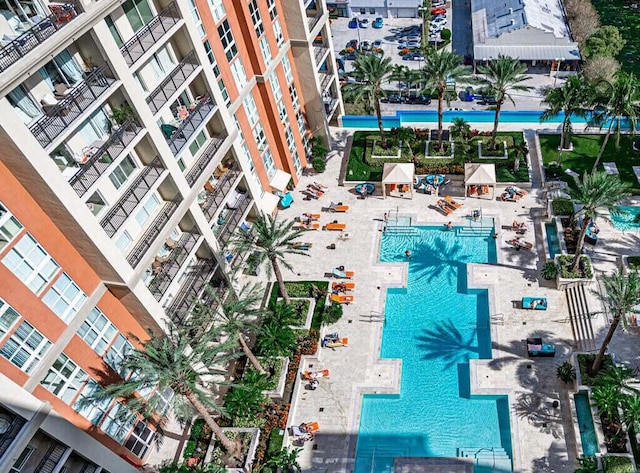 550 Okeechobee Blvd Unit Uph-15, West Palm Beach, FL 33401 - drone / aerial view of a pool