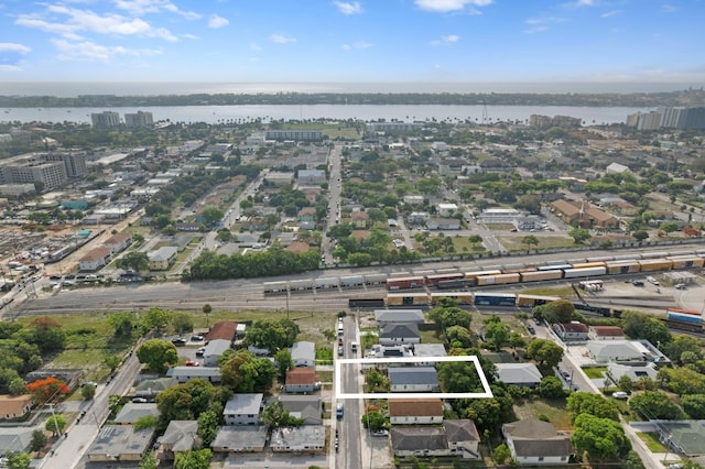 716 21st St, West Palm Beach, FL 33407 - view of property location featuring property parcel outlined and a nearby body of water