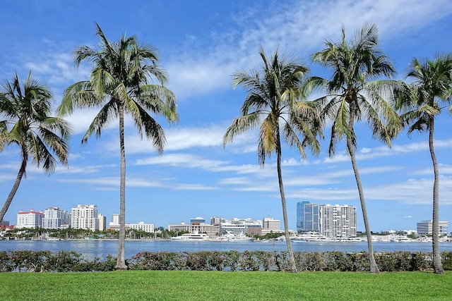 716 21st St, West Palm Beach, FL 33407 - water view featuring nearby urban area