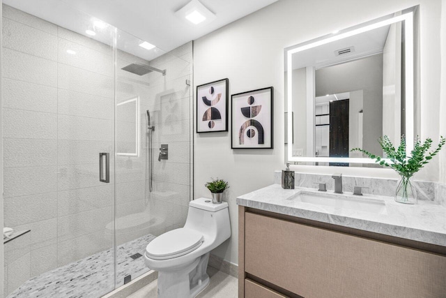 6357 Graycliff Dr Unit C, Boca Raton, FL 33496 - full bath with vanity and a shower stall