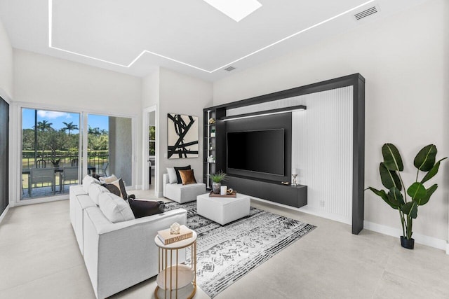 6357 Graycliff Dr Unit C, Boca Raton, FL 33496 - living area featuring baseboards