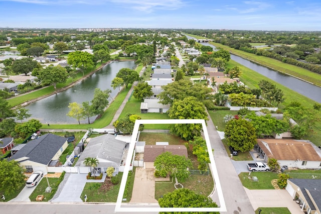 23444 Shetland Run, Boca Raton, FL 33433 - aerial perspective of suburban area with a large body of water