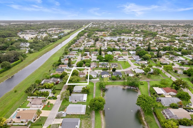23444 Shetland Run, Boca Raton, FL 33433 - aerial view of property and surrounding area featuring nearby suburban area and a nearby body of water