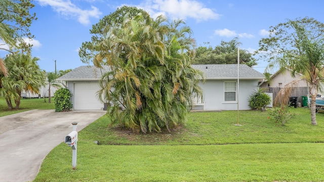 590 SE Anchor Ln, Port Saint Lucie, FL 34983 - view of front facade with stucco siding, driveway, and an attached garage