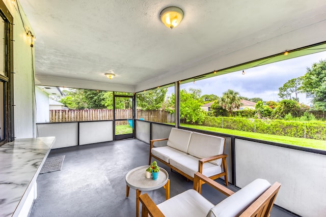 782 NW Kilpatrick Ave, Port Saint Lucie, FL 34983 - sunroom with outdoor lounge area
