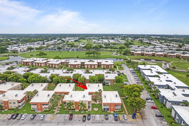 213 Piedmont E, Delray Beach, FL 33484 - drone / aerial view of a golf club and a large body of water