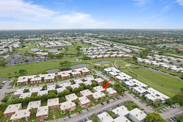 213 Piedmont E, Delray Beach, FL 33484 - aerial overview of property's location with a golf club, a large body of water, and nearby suburban area