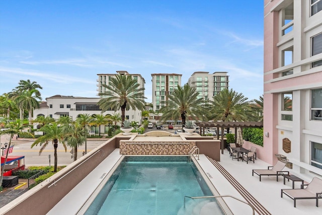 455 E Palmetto Park Rd Unit 3E, Boca Raton, FL 33432 - community pool featuring a pergola