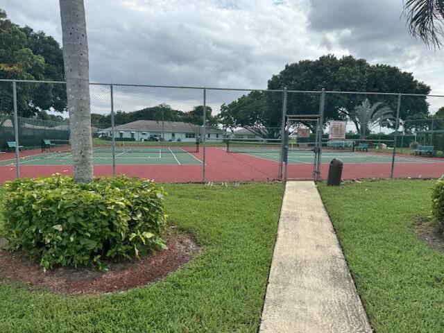 5397 Lakefront Blvd Unit A, Delray Beach, FL 33484 - view of tennis court