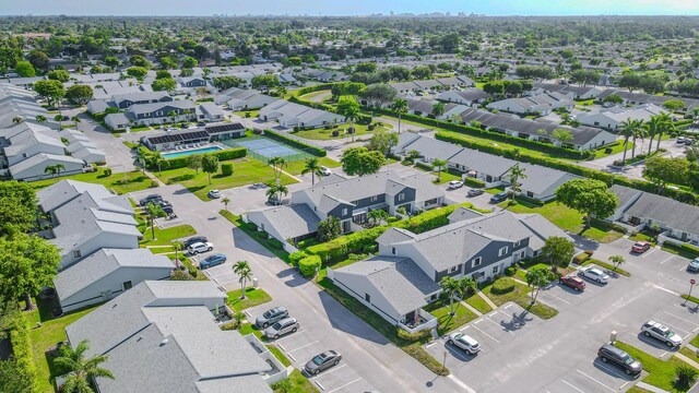 2641 Gately Dr W Unit 1003, West Palm Beach, FL 33415 - aerial view of residential area featuring a pool area