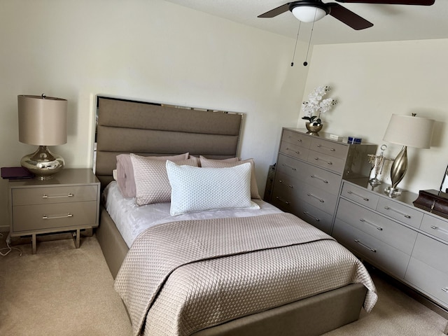1710 SW Columbia St, Port Saint Lucie, FL 34987 - bedroom featuring carpet floors and a ceiling fan