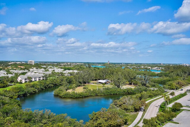 400 Ocean Trail Way Unit 707, Jupiter, FL 33477 - aerial view of a large body of water and a tree filled landscape
