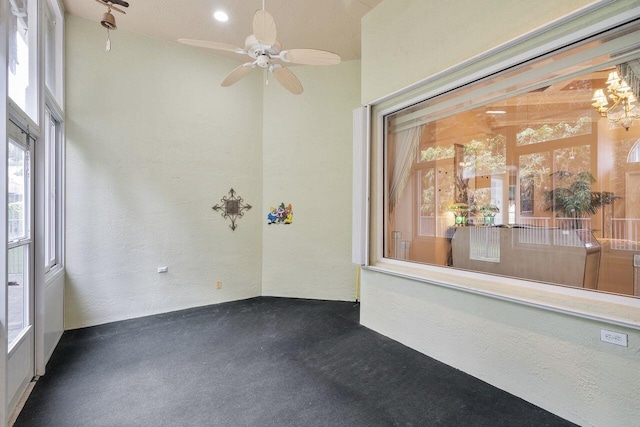 8351 Mastic Cay, West Palm Beach, FL 33411 - unfurnished sunroom featuring a chandelier