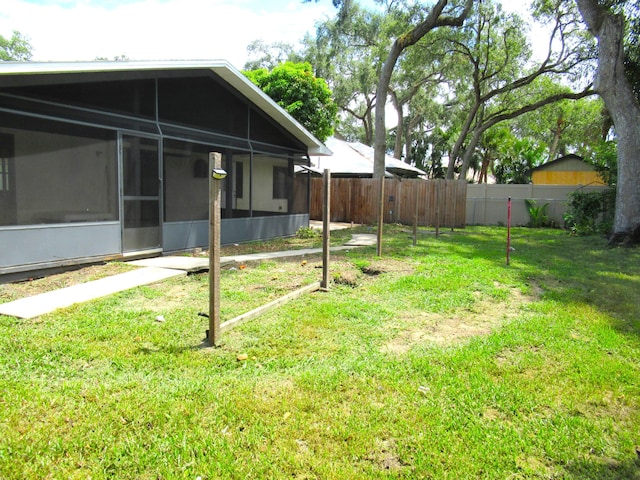 334 Brookedge Ter, Sebastian, FL 32958 - view of yard with a sunroom