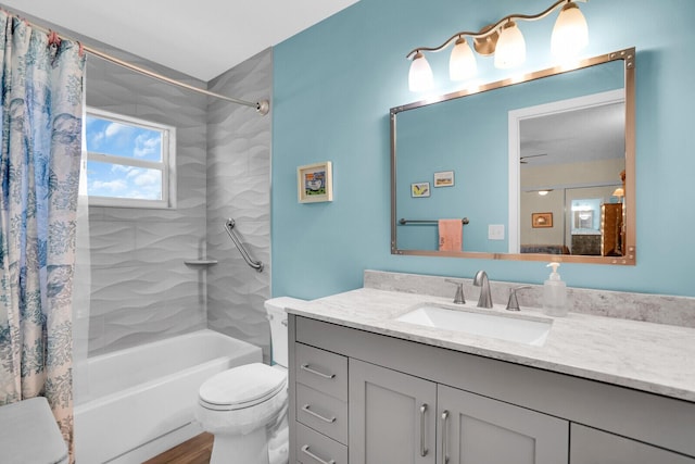 5229 Lakefront Blvd Unit A, Delray Beach, FL 33484 - bathroom with shower / bath combo and vanity