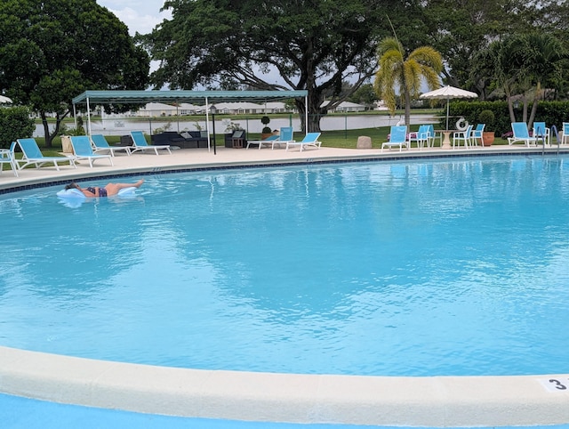 5229 Lakefront Blvd Unit A, Delray Beach, FL 33484 - community pool featuring a patio area