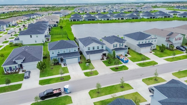 9351 SW Serapis Way, Port Saint Lucie, FL 34987 - aerial view of residential area featuring a large body of water
