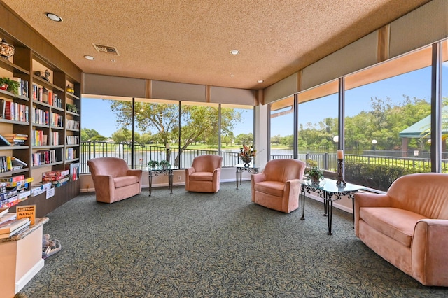 8178 Mooring Cir, Boynton Beach, FL 33472 - sunroom / solarium with a water view and plenty of natural light