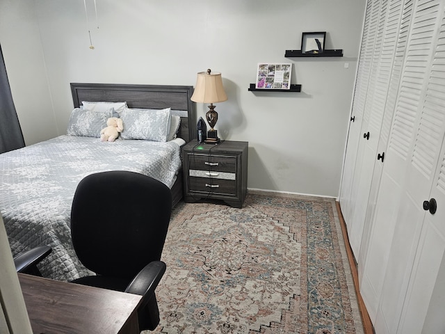 2941 Crrosley Dr W Unit E, West Palm Beach, FL 33415 - bedroom with a closet and baseboards