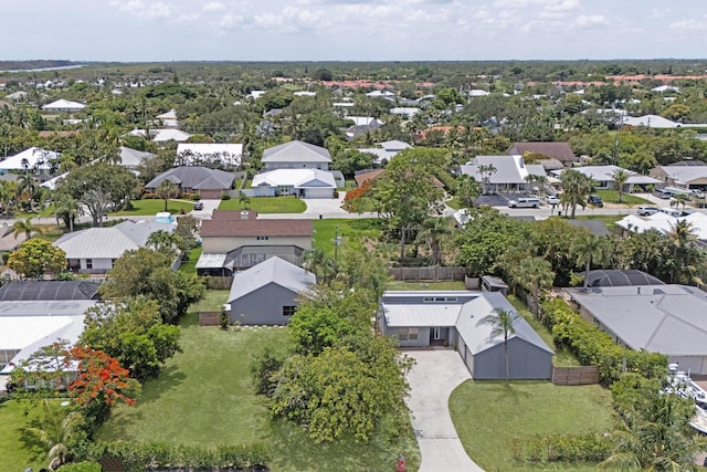 5666 SE Matousek St, Stuart, FL 34997 - aerial perspective of suburban area