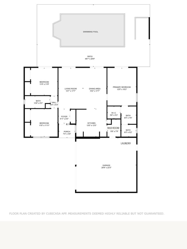 5666 SE Matousek St, Stuart, FL 34997 - property floor plan