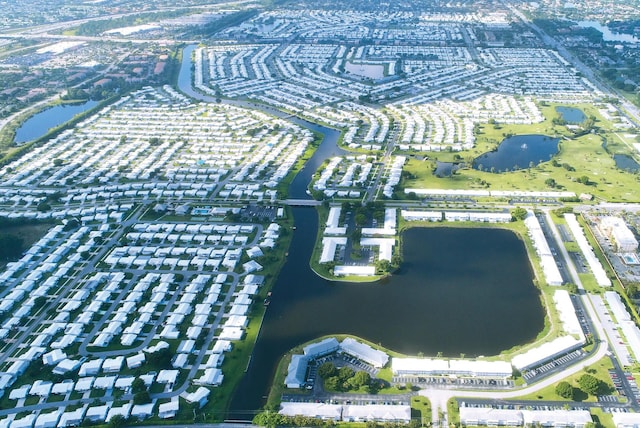 108 SW 18th St, Boynton Beach, FL 33426 - aerial overview of property's location featuring a nearby body of water