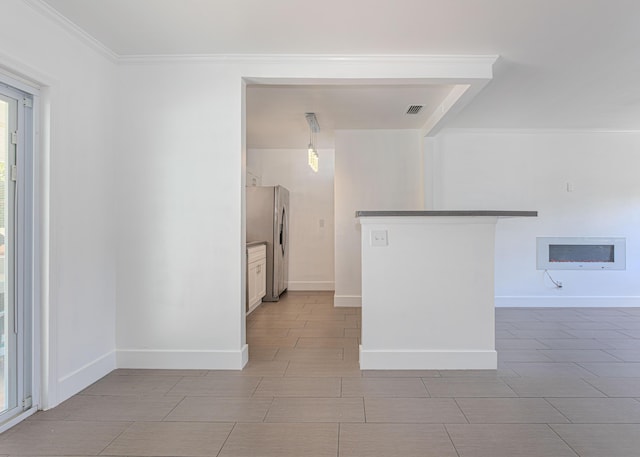 1715 12th Ave N, Lake Worth Beach, FL 33460 - empty room with ornamental molding and heating unit