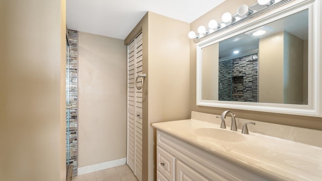 1950 SW Palm City Rd Unit 8302, Stuart, FL 34994 - full bathroom with vanity and tile patterned flooring
