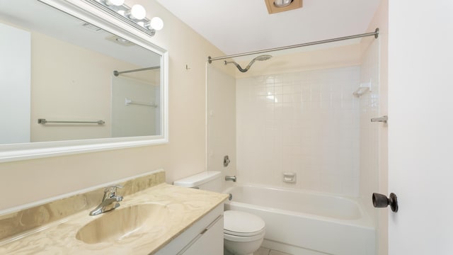 1950 SW Palm City Rd Unit 8302, Stuart, FL 34994 - bathroom with vanity, toilet, and shower / bath combination