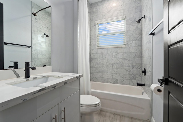 979 SW Mcdevitt Ave, Port Saint Lucie, FL 34953 - full bath with toilet, vanity, and shower / bath combo