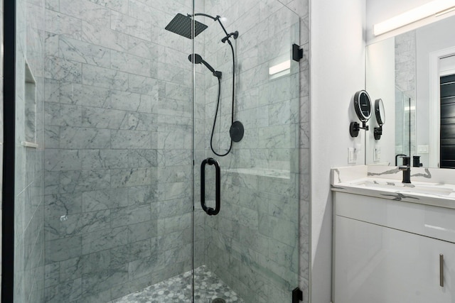 979 SW Mcdevitt Ave, Port Saint Lucie, FL 34953 - full bath featuring a stall shower and vanity