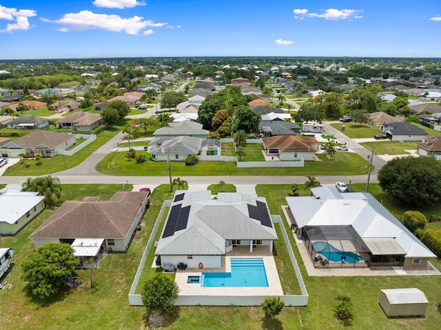 979 SW Mcdevitt Ave, Port Saint Lucie, FL 34953 - aerial view of residential area with a pool