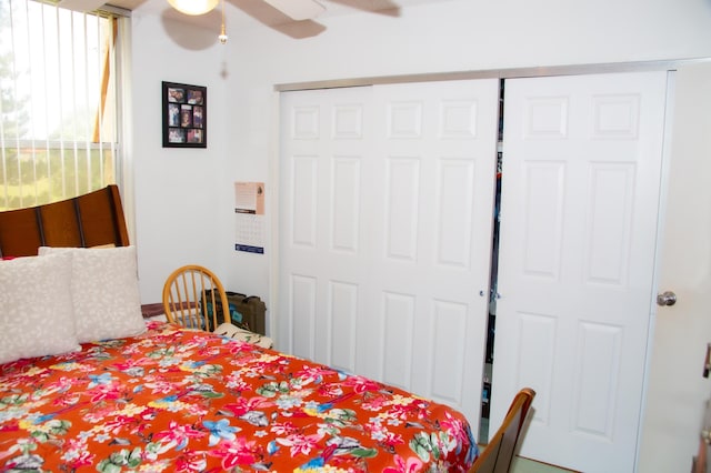 3821 Environ Blvd Unit 203, Lauderhill, FL 33319 - bedroom with a ceiling fan