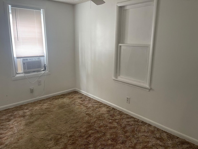 2618 Nokomis Ave, West Palm Beach, FL 33409 - carpeted empty room with baseboards and a ceiling fan