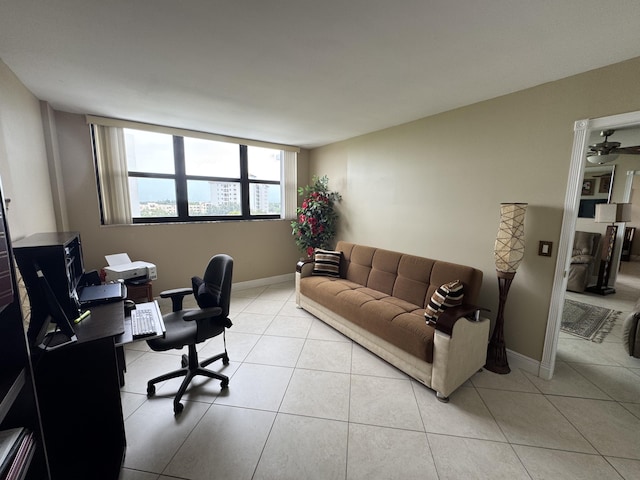 336 Golfview Rd Unit 706, North Palm Beach, FL 33408 - home office featuring light tile patterned floors