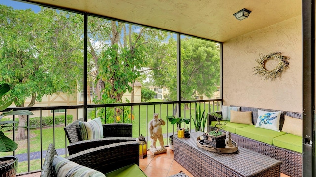 3001 W Linton Blvd Unit 204C, Delray Beach, FL 33445 - sunroom / solarium with outdoor lounge area