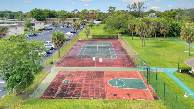 3001 W Linton Blvd Unit 204C, Delray Beach, FL 33445 - view of sport court featuring a tennis court