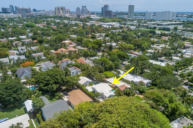 711 Ardmore Rd, West Palm Beach, FL 33401 - aerial overview of property's location featuring nearby urban area