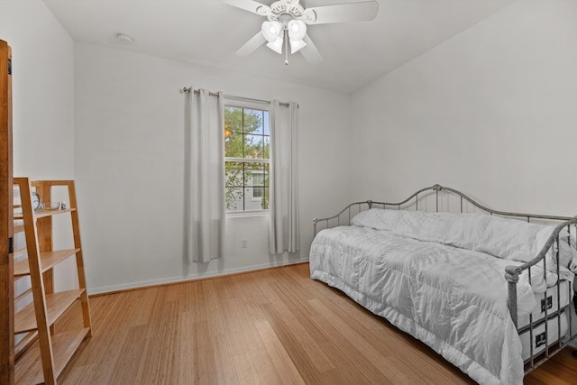 474 Francesca Ridge Rd, Boynton Beach, FL 33435 - bedroom featuring wood finished floors and ceiling fan