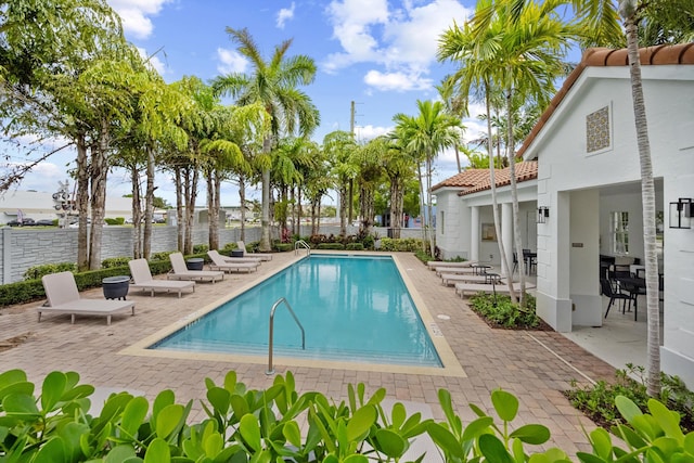 474 Francesca Ridge Rd, Boynton Beach, FL 33435 - community pool featuring a patio