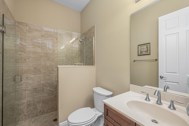 18006 SW Cosenza Way, Port Saint Lucie, FL 34987 - full bathroom with toilet, tiled shower, and vanity