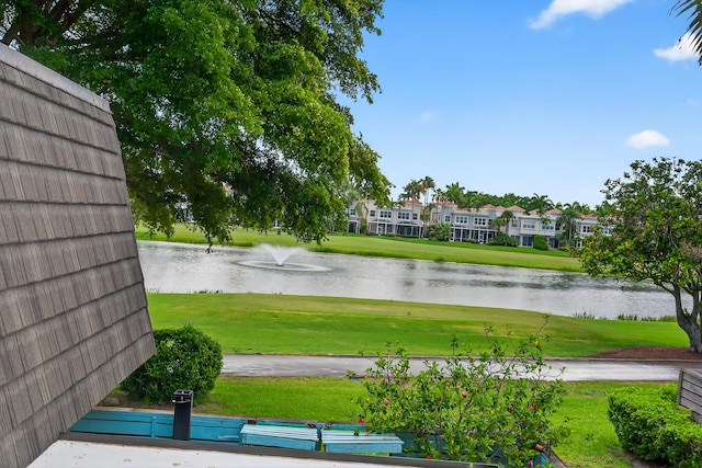 1508 15th Ter, Palm Beach Gardens, FL 33418 - view of grassy yard featuring a water view and view of golf course