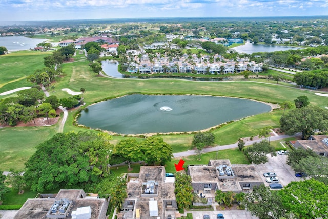 1508 15th Ter, Palm Beach Gardens, FL 33418 - aerial overview of property's location with a golf course and a nearby body of water