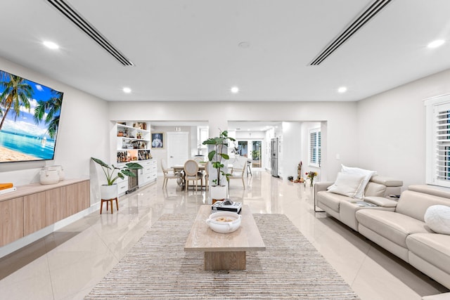 936 Upland Rd, West Palm Beach, FL 33401 - living area featuring recessed lighting