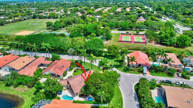 2373 NW 25th Way, Boca Raton, FL 33434 - aerial view of residential area featuring a pool area