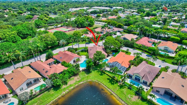 2373 NW 25th Way, Boca Raton, FL 33434 - aerial view of property and surrounding area featuring nearby suburban area and a large body of water