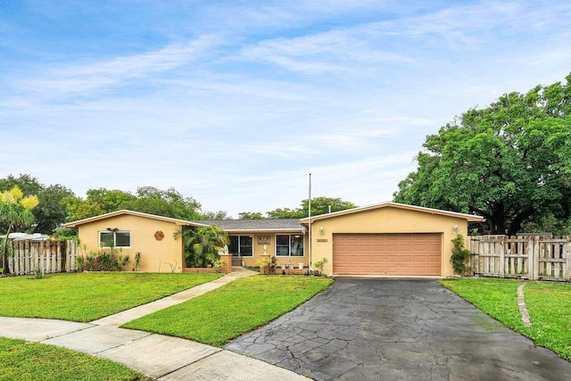 8330 NW 23rd St, Pembroke Pines, FL 33024 - ranch-style home featuring stucco siding, asphalt driveway, and a garage