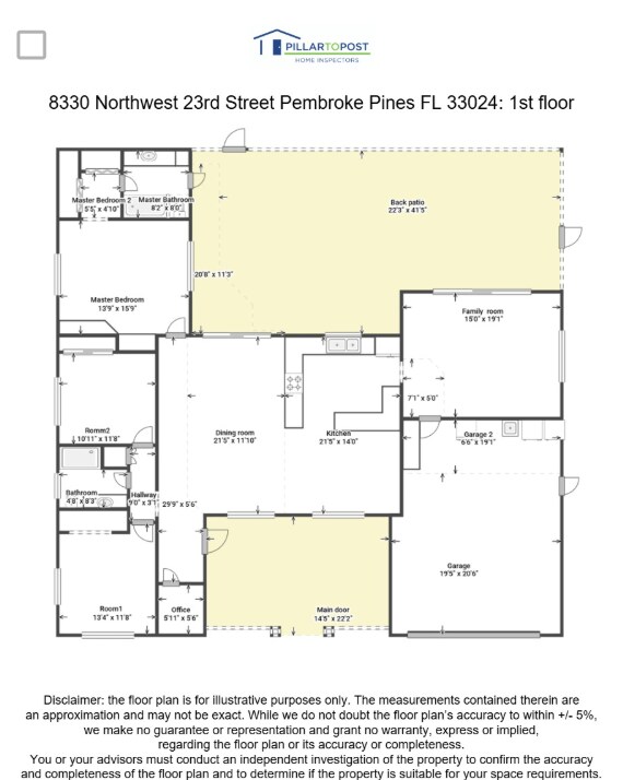 8330 NW 23rd St, Pembroke Pines, FL 33024 - room layout